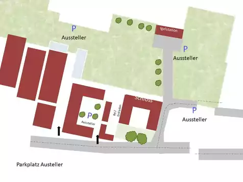 Hof Plan des 14. Weihnachtsmarkt im Schloss Massenbacher 2025 #3